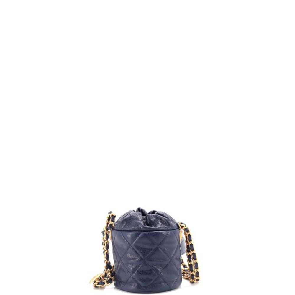 Chanel Twist Your Buttons Drawstring Bucket Bag Q… - image 3